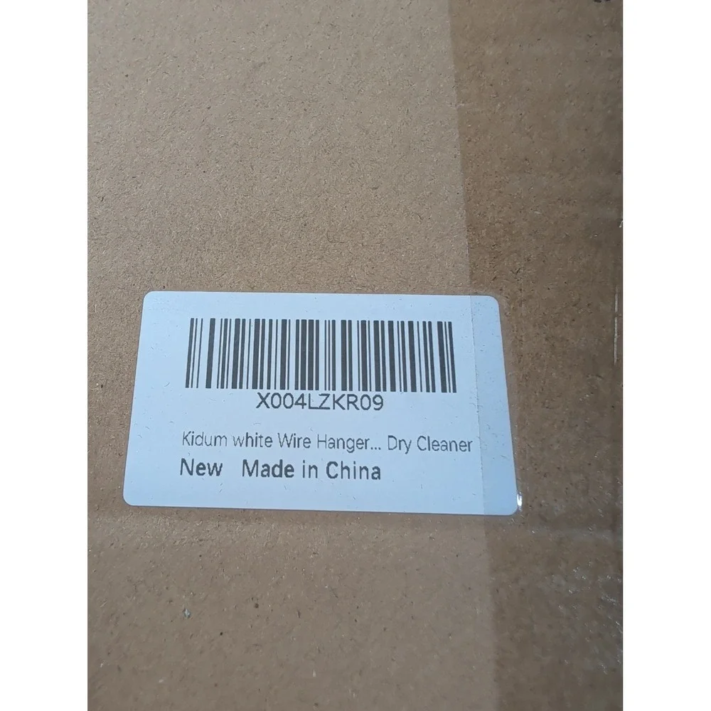 Kidum Wh Wire Hangers Metal Dry Cleaner Style Clothing Hangers Bulk X004LZKR09
